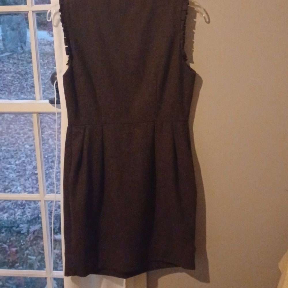 Couture chocolate brown dress - Picture 6 of 9